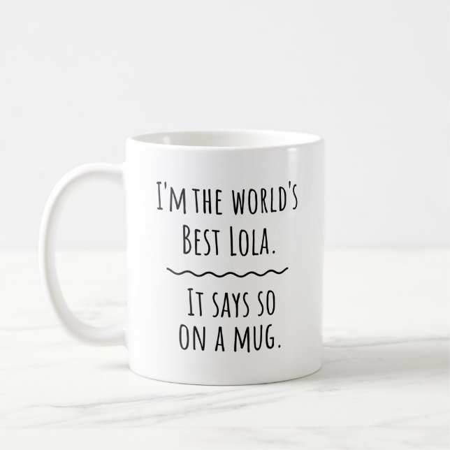 Mug Lola Filipino Philippines Grand-mère Mamma (Gauche)