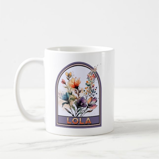 Mug Lola Vintage Floral Grand-mère (Gauche)