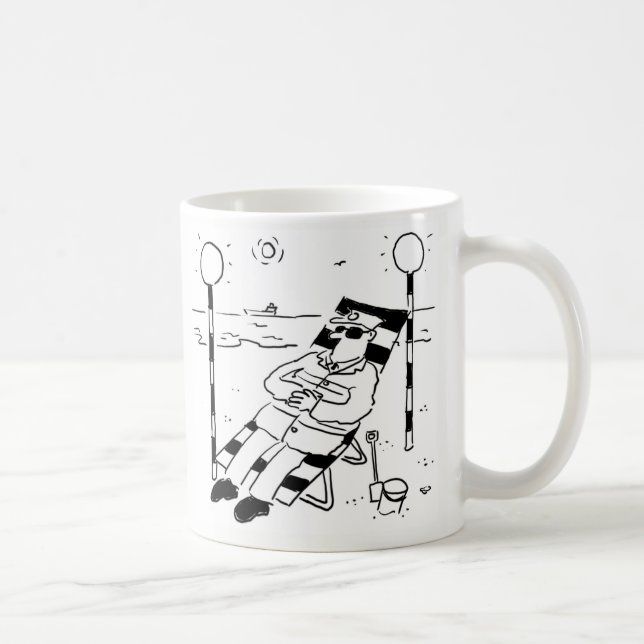 Mug Lollipop Man bronzer dans une illustration surréal (Droite)