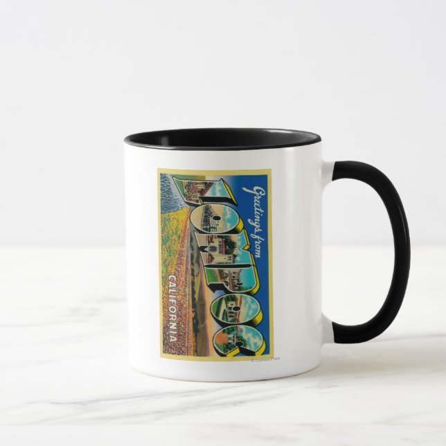 Mug Lompoc, Californie - Scènes de grandes lettres (Droite)