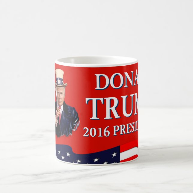 Mug L'Oncle Sam vous veut rouge de Donald Trump 2016 (Centre)