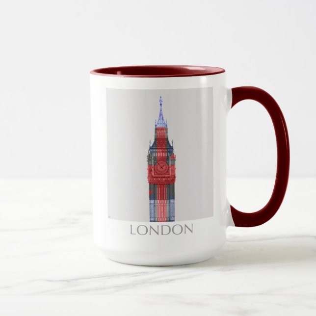 Mug Londres Big Ben Union Jack (Droite)