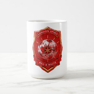 Mug Londres est Rouge, Patrimoine de Londres. Cadeau d