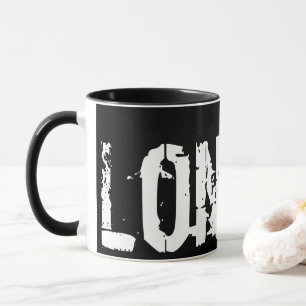 Mug Londres - Style Urbain - Noir Et Blanc
