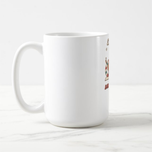 Mug Long Chien, Écharpe Encore Plus Longue Teckel (Gauche)