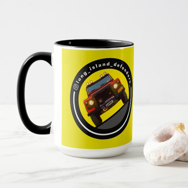 MUG LONG ISLAND DEFENDERS (Avec donut)