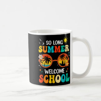 Mug Long Summer Welcome School Retro Groovy Back To