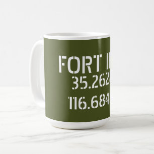 Mug Longitude de la latitude de Fort Irwin