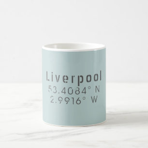 Mug Longitude de la latitude de la piscine