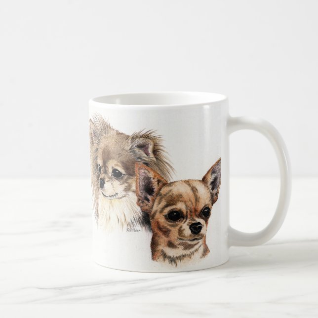 Mug Longs et lisses chiwawas de manteau (Droite)