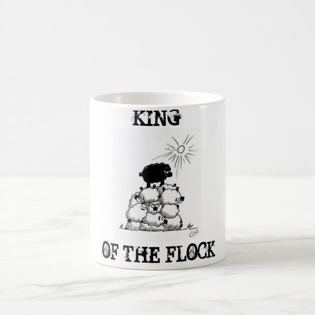 Mug Longue Agneau Perdu : Roi Du Volant (Centre)