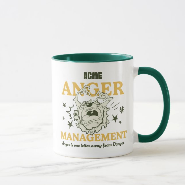 Mug LOONEY TUNES™ Gestion de la colère de |TAZ™ ACME (Droite)