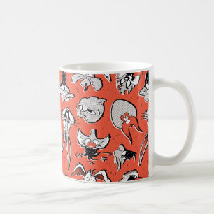 Mug LOONEY TUNES™ motif rétro en demi-teinte