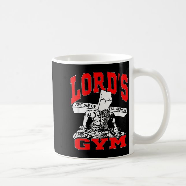 Mug Lords Gym - Lord's The Sin Of World Jesus  (Droite)