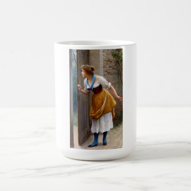 Mug L'oreille indiscrète (d'Eugène de Blaas) (Centre)