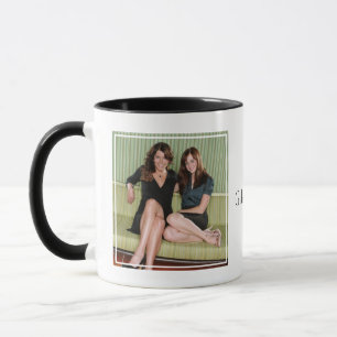Mug Lorelai et Rory assis sur le portrait du canapé