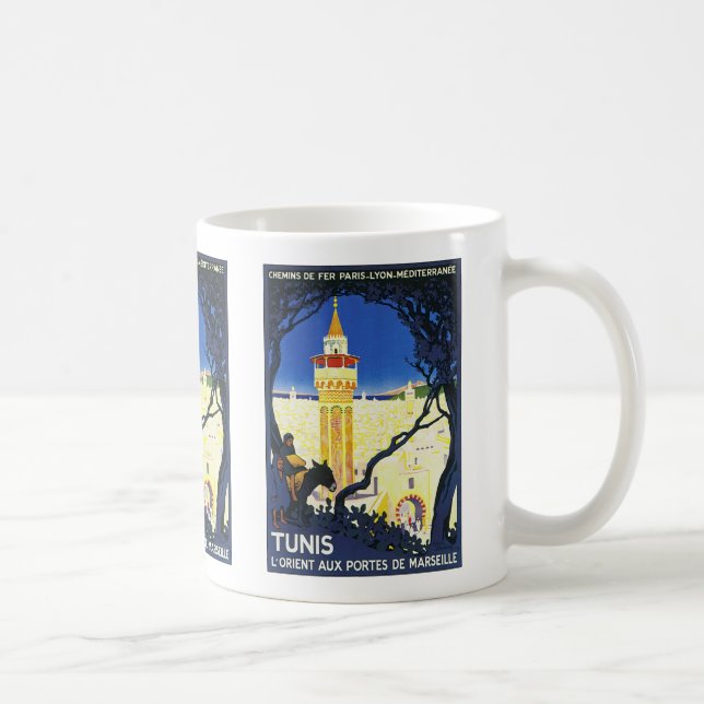 Mug ~ L'Orient Portes aux. De Marseille de Tunis (Droite)