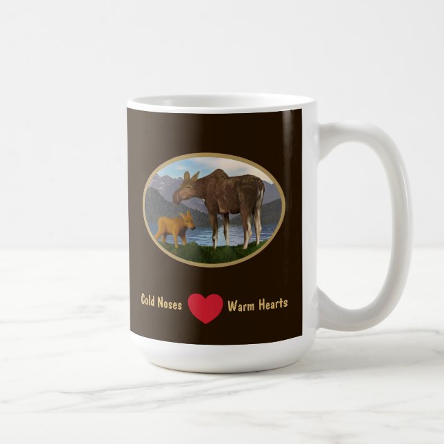 Mug L'orignal dans le pré (Droite)