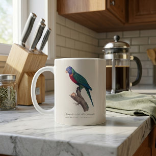 Mug Loriquet arc-en-ciel femelle, Trichoglossus molucc