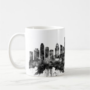 Mug Los Angeles California Skyline BW
