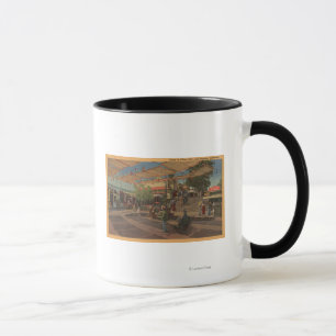 Mug Los Angeles, CAView de plaza dans Chinatown
