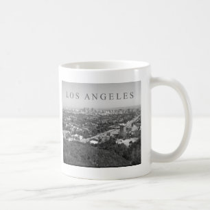 Mug Los Angeles en noir et blanc