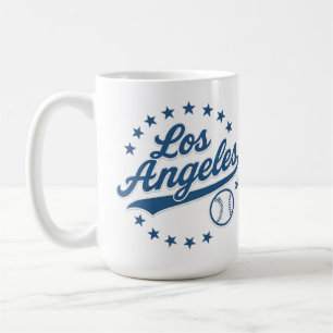 Mug Los Angeles Vintage Baseball Logo Design - Classic