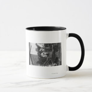Mug Los Angeles, vue de CA de carré de déterioration
