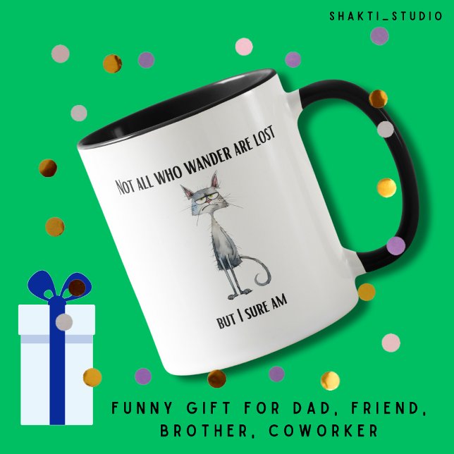 Mug Lost drôle humour gag cadeau pour soeur, bff, ami (Créateur téléchargé)