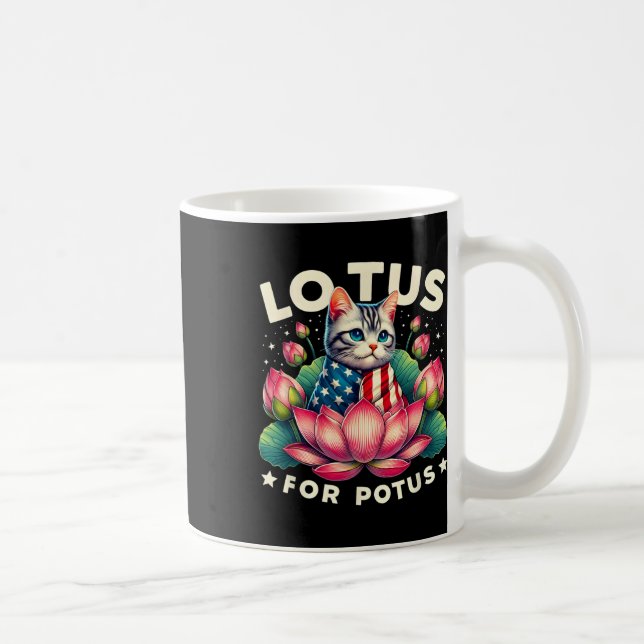 Mug Lotus For Potus Kamala Harris Us Amoureux de les c (Droite)