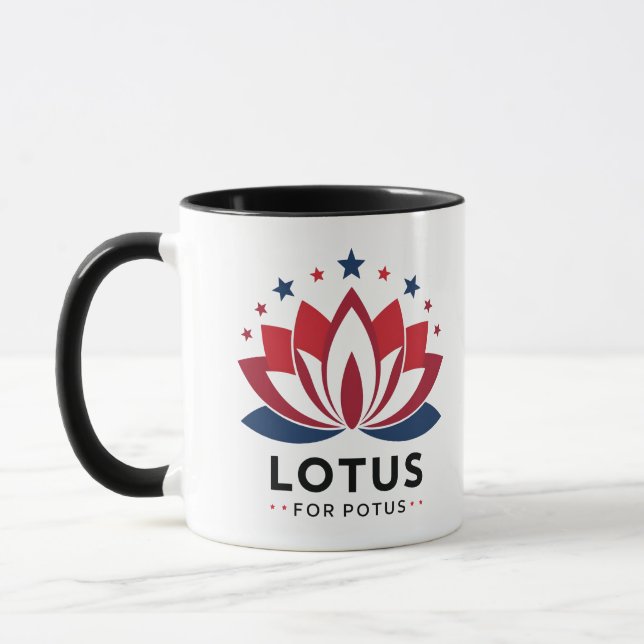 Mug Lotus pour POTUS Kamala Harris 2024 (Gauche)