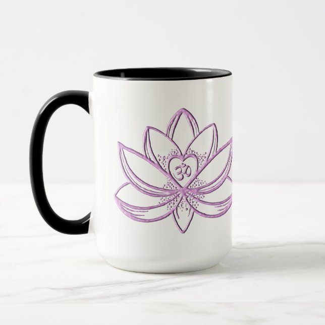 Mug Lotus rose (Gauche)