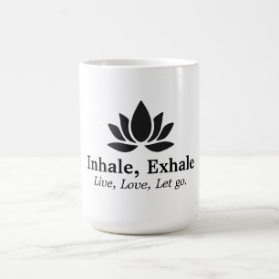 Mug Lotus Tranquille : Inhale, Inspiration Exhale