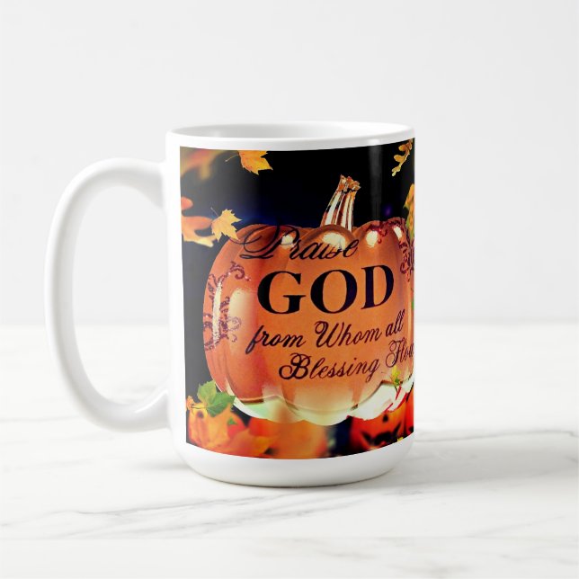 Mug Louange Dieu D'Où Viennent Toutes Les Bénédictions (Gauche)