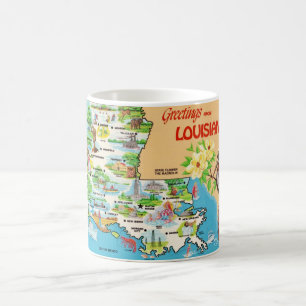 Mug Louisiane vintage colorée