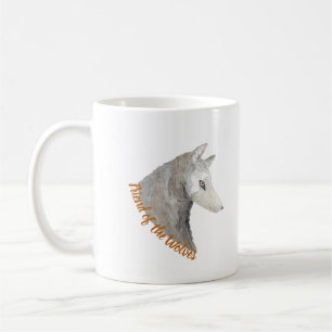 Mug Loup d'Aquarelle d'animaux en voie de disparition