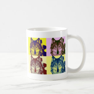 Mug Loup d'art pop