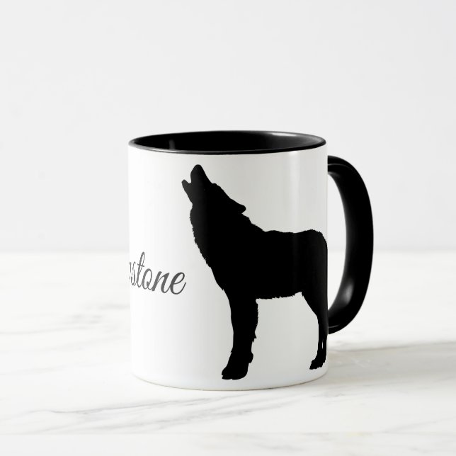 Mug Loup de café Mug-Yellowstone (Devant droit)