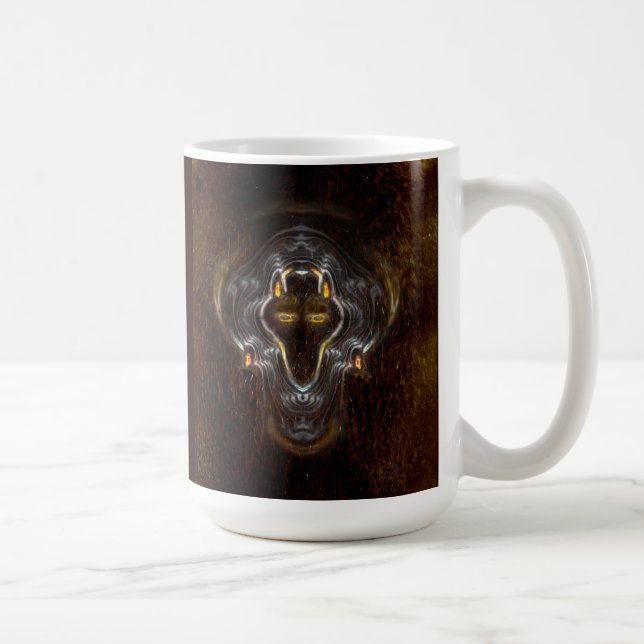 Mug Loup solitaire (Droite)
