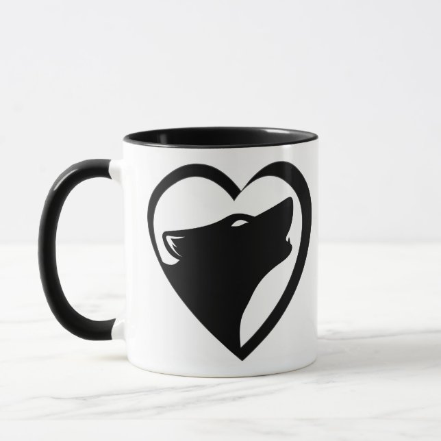 Mug Loups d'amour (logo de série d'embrayage de San (Gauche)