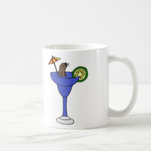 Mug Loutre de mer drôle dans la boisson bleue de
