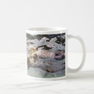 Mug Loutres de mer tenant des mains