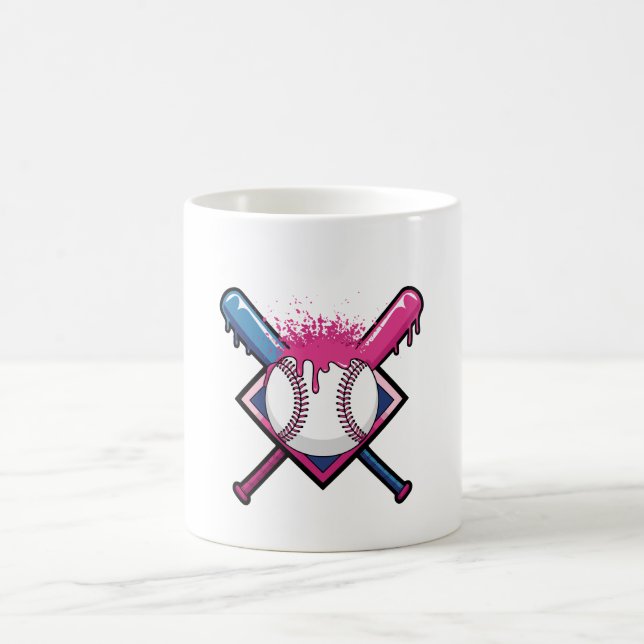 Mug Louveur de baseball de crème glacée de baseball (Centre)