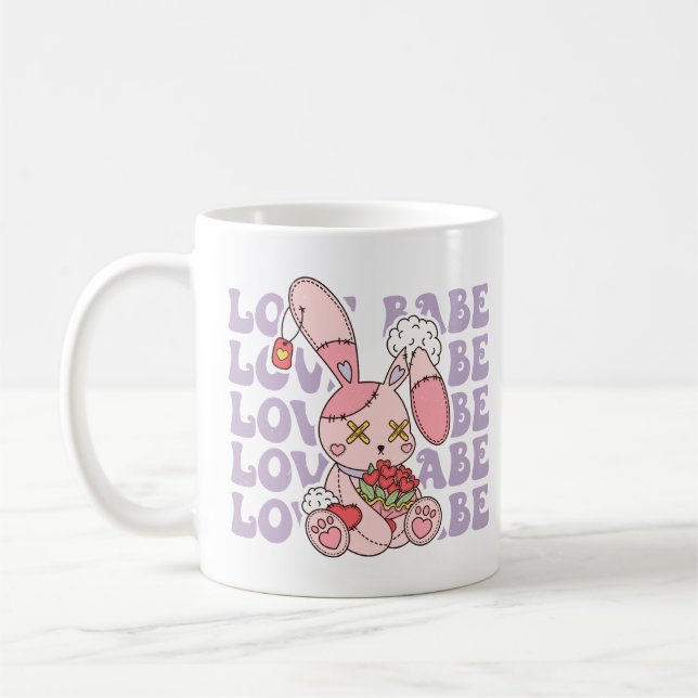 Mug Love Babe Valentine Bunny (Gauche)