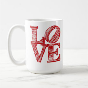 Mug LOVE, Cadeau de la Saint-Valentin