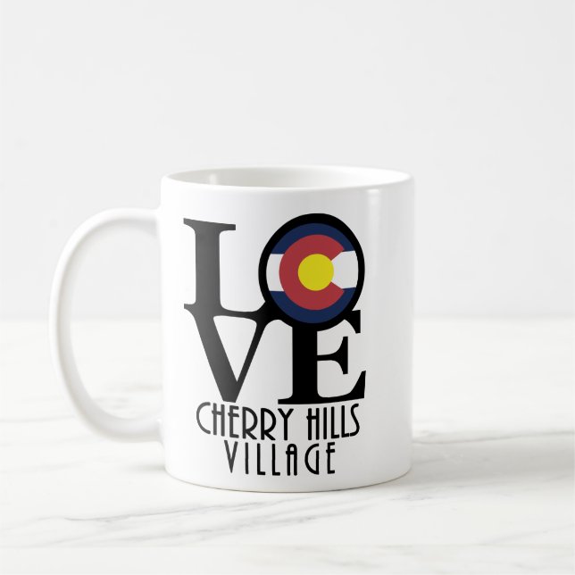 Mug LOVE Cherry Hills Village 11oz (Gauche)