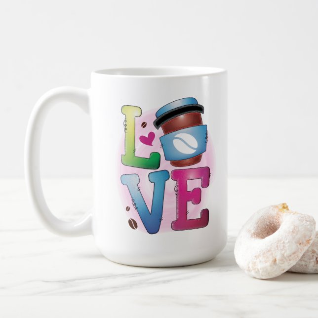Mug Love Coffee (Avec donut)