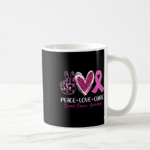 Mug Love Cure Pink Ribbon Sensibilisation au cancer du