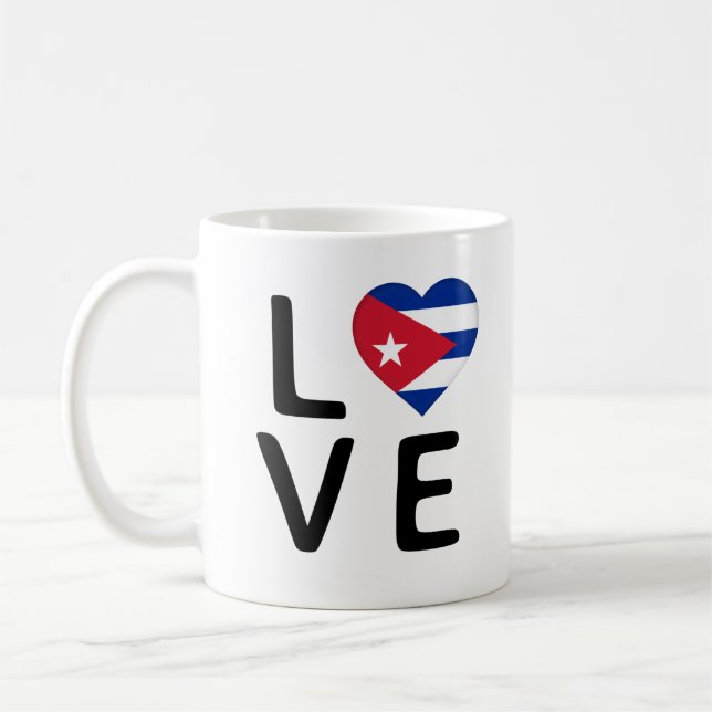 Mug Love - Drapeau Cuba (Gauche)