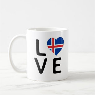Mug Love - Drapeau Islande